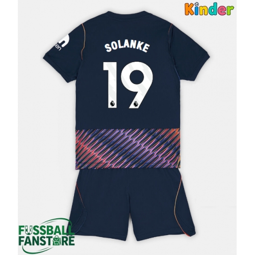 Tottenham Hotspur Dominic Solanke #19 Replik Auswärtstrikot Kinder 2026-27 Kurzarm (+ Kurze Hosen)